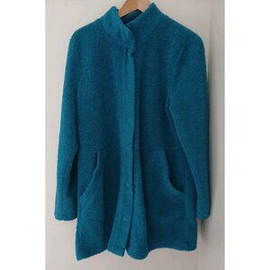 T By Talbots Boucle Mockneck Coat